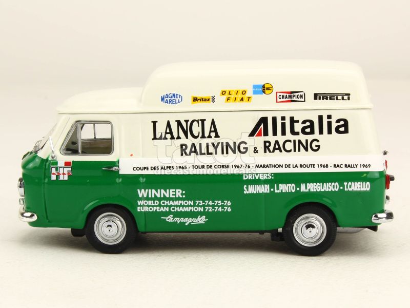 Modèle réduit Fiat - 238 Van Assistenza Rally Team Lancia Alitalia 1977