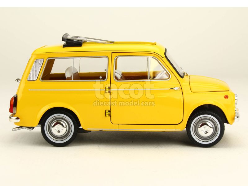 NOREV 1:43 - Fiat 500 Jardinière - Blanc - Modèle Miniature En Boîte