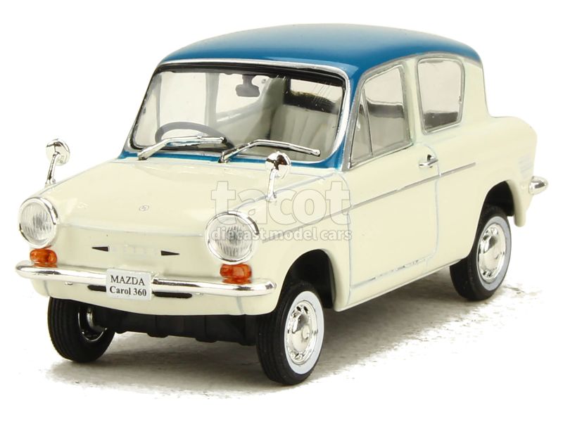 Norev 1:43 Mazda Carol 360 année de construction 1962 blanc / bleu