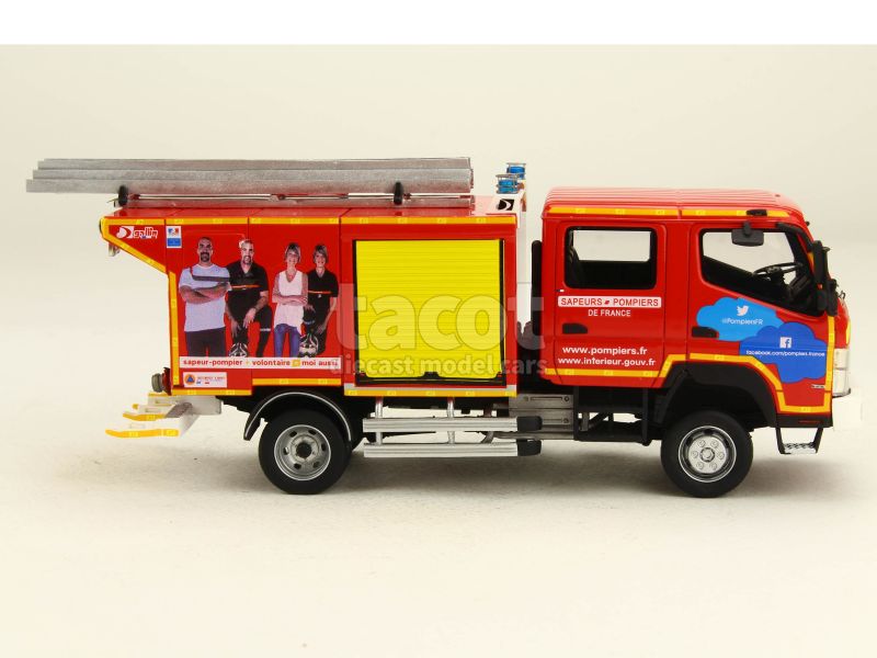 87562 Mitsubishi Fuso CCRL Canter Gallin Pompiers