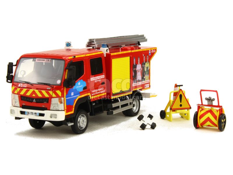 87562 Mitsubishi Fuso CCRL Canter Gallin Pompiers