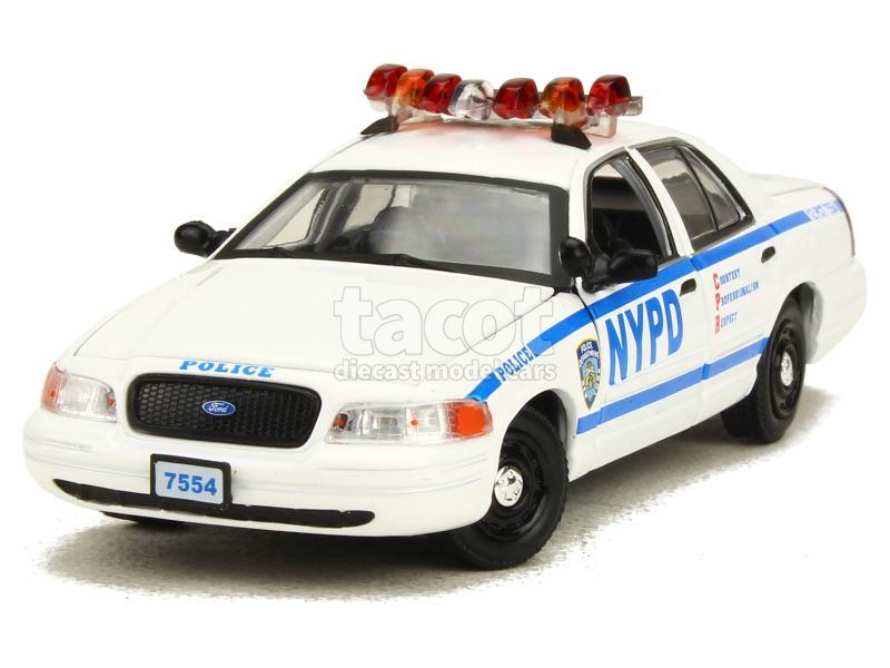 FORD CROWN VICTORIA POLICE INTERCEPTOR 2006 FARGO GREENLIGHT 1:43 Réf 86636
