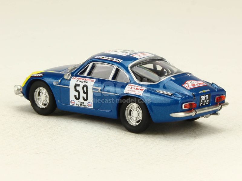 Renault Alpine A110 blanche avec bandes rouges de 1976 (coffret boite rectangle) - Ixo – Voiture