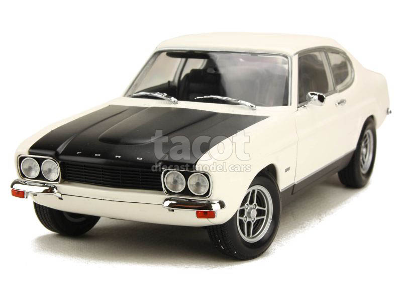 Ford Capri 2600 RS 1/18 Minichamps – Jaune, Modèle Neuf
