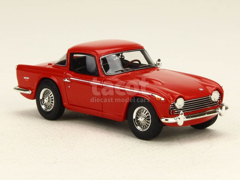 Vanguards 1/43 – Triumph TR5 Rouge Capote – Modèle Réduit Voiture En Métal