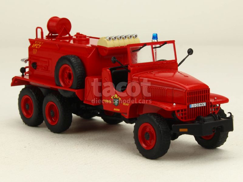 Camion Pompiers GMC CCKW 353 Pompiers de Marcigny - 1/43ème sous blister Camion Pompiers GMC CCKW 353 Pompiers de Marcigny - 1/43ème sous blister