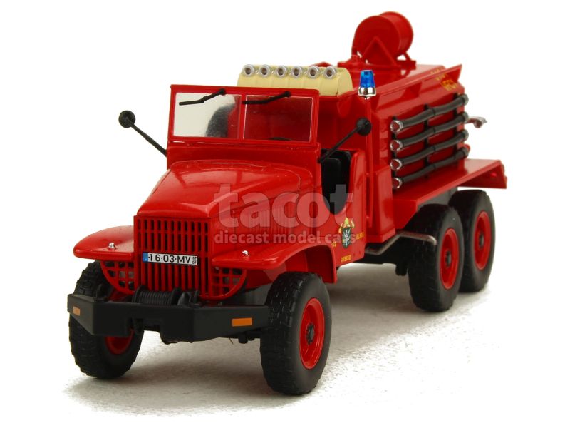 Camion Pompiers GMC 353 Citerne Feux de Foret 1953 Pompiers de Grand-Quevilly - 1/43ème sous blister Camion Pompiers GMC 353 Citerne Feux de Foret 1953 Pompiers de Grand-Quevilly - 1/43ème sous blister
