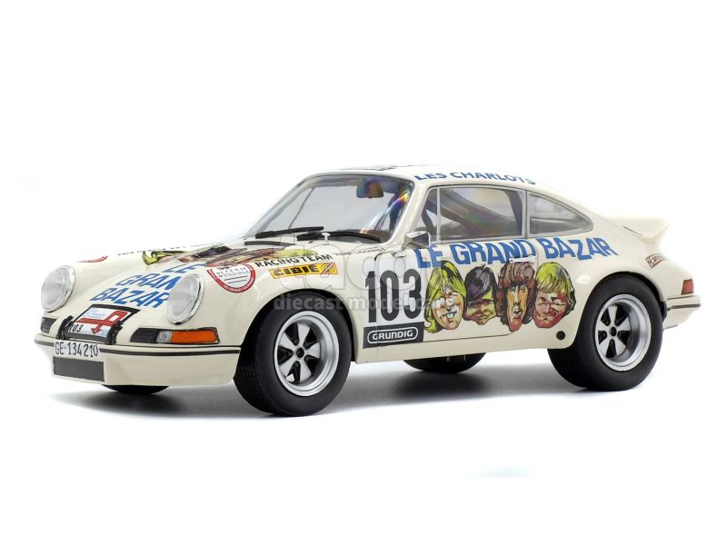 SOLIDO 1/18 - Porsche 911 RSR - Tour De France Automobile 1973 - S1801118 - Neuf