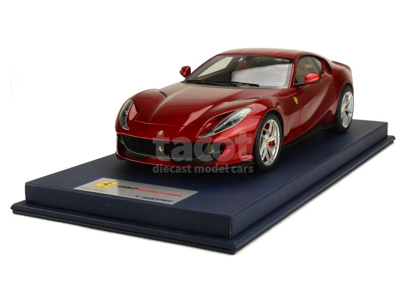 Ferrari 812 Competizione 1/43 - Looksmart - Rouge Course Bande Jaune - NEUVE