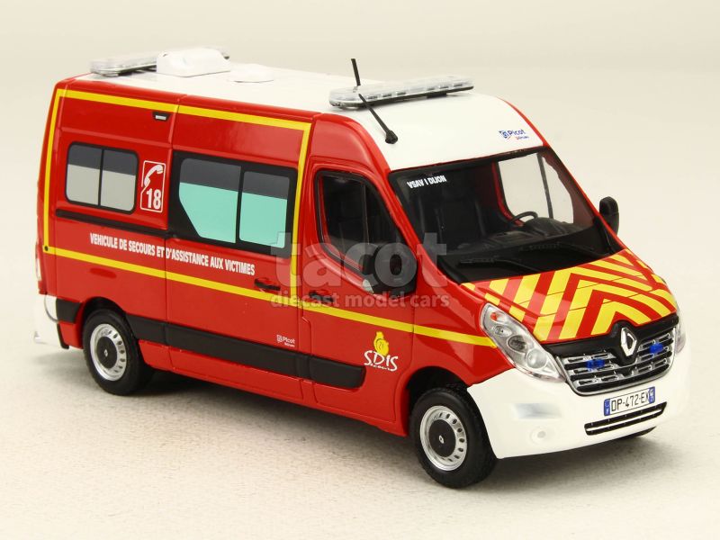 Renault Master III Pompiers Brazil 2019 - Eligor 1/43 - Miniature Neuve
