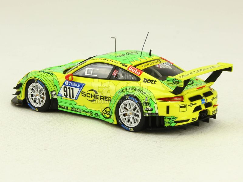 Miniature Spark 1/43 - Porsche 911 991 GT3 R Grelo, Nürburgring 2017