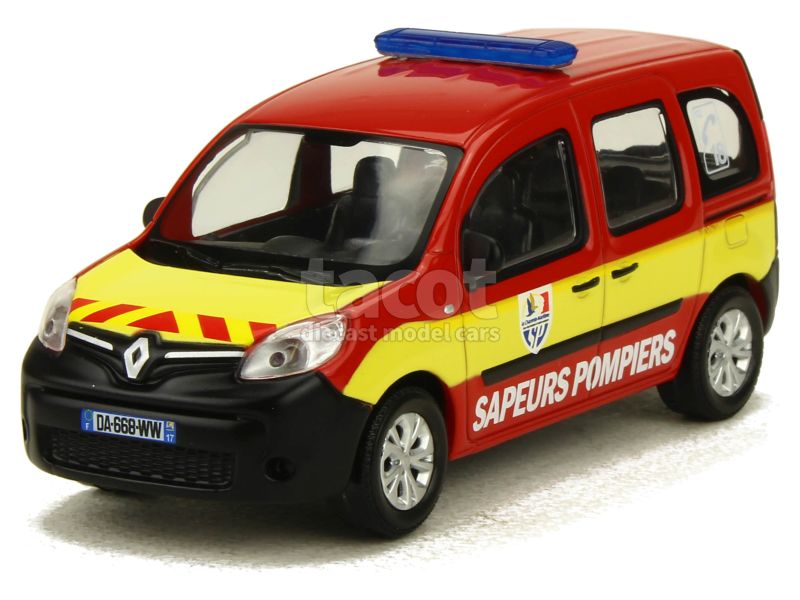 Voiture Miniature Norev 1:43 - Renault Kangoo Pompiers Infirmier SSSM 2013 - Modèle Die-cast Neuf - Réf. NV511379