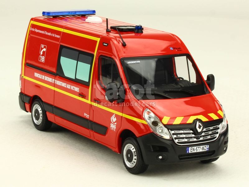 Renault Master III Pompiers Brazil 2019 - Eligor 1/43 - Miniature Neuve