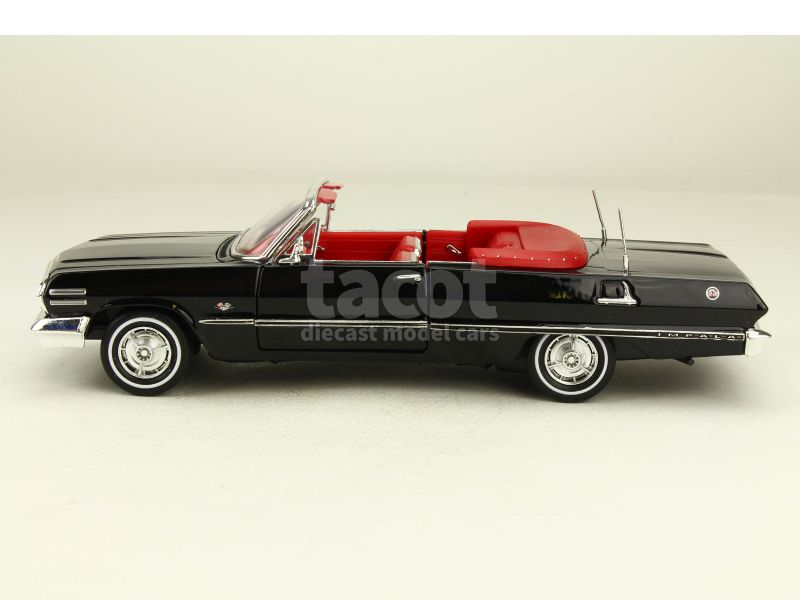 Yat Ming 1959 Chevrolet Impala Cabriolet 1/18 Noire – Road Legends – Boîte