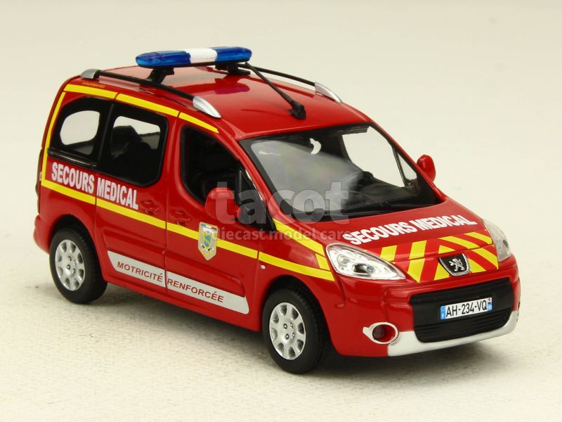 Modèle Réduit 1/43 Peugeot Partner VTPH Sapeurs-Pompiers