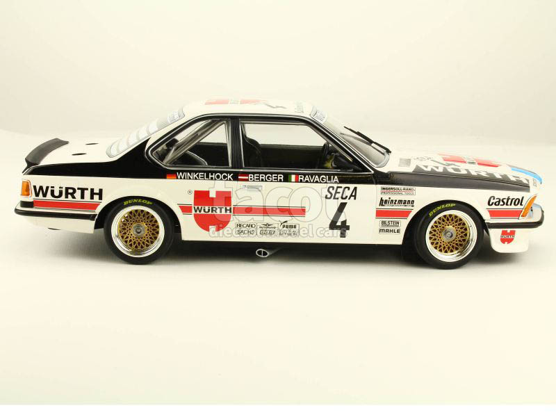Modèle réduit Bmw 635 Csi N°10 24h Spa 1986 E. Pirro R. Ravaglia G