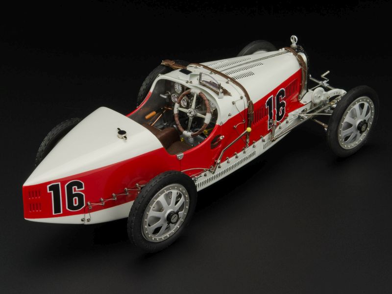 Bugatti Type 35 GP 1924 - CMC 1/18 - Montée Métal - Édition Musée - Neuf