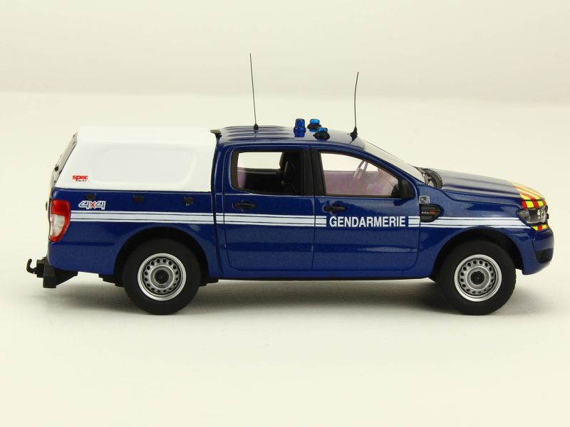 Ford Ranger Pick Up Gendarmerie 2016 Alarme 1 43 Autos Miniatures Tacot