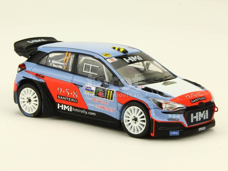 Miniature HYUNDAI NG 120 WRC Monza 2017 - Échelle 1/43 - IXO RAM 660 - Neuf