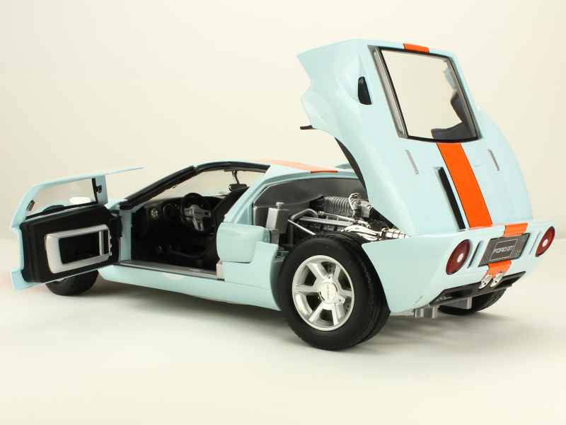 MOTOR MAX - Voiture de 1970 couleur bleu - FORD Mustang boss - 1/24 - MMX7330