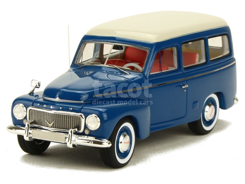 NEO 45723 – Volvo PV 445 Duett 1956 Bleu/blanc – 1/43 – Résine – Prévente