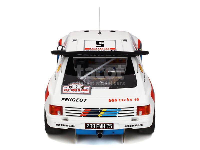 88749 Peugeot 205 T16 Evo 2 Tour de Corse 1986