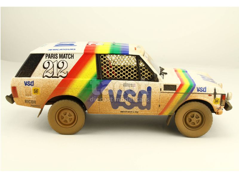 Miniature Top Marques 1/18 - Range Rover VSD Paris-Dakar 1981 - Vainqueur Giroux
