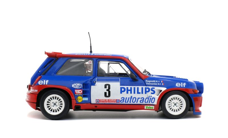 Renault R5 Maxi Turbo Tour De Corse 1985 Solido 1 18