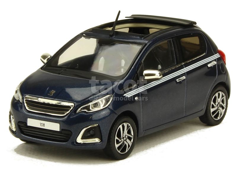 Peugeot 108 Top!Collection 2017 Norev 1/43 - Miniatures Tacot
