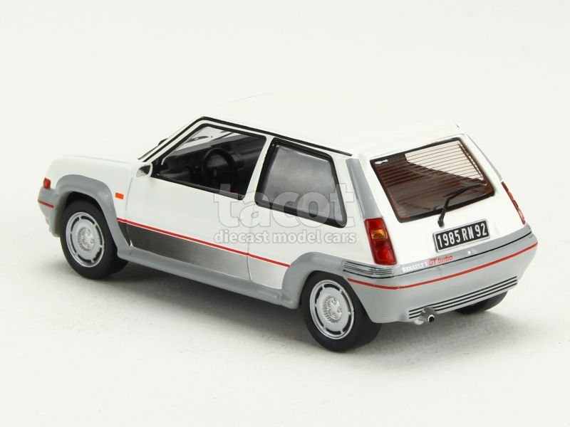 185200 Renault Supercinq GT Turbo Ph I 1985 Blanc Perle 1:18 1:18 Norev