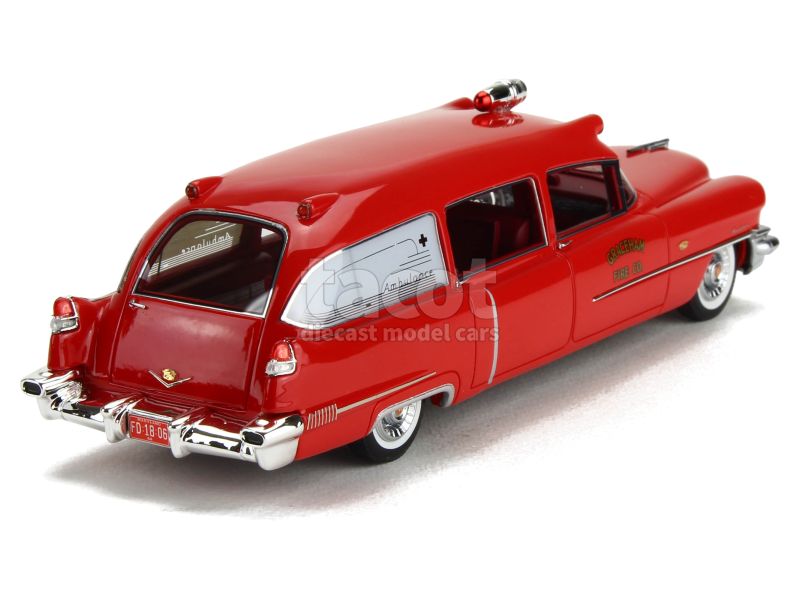 88977 Cadillac Miller Ambulance Pompiers 1956