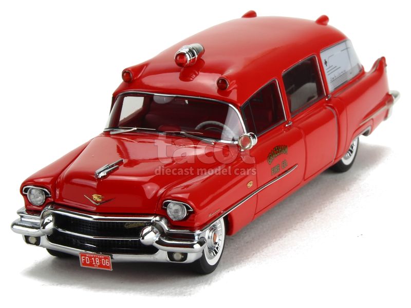88977 Cadillac Miller Ambulance Pompiers 1956