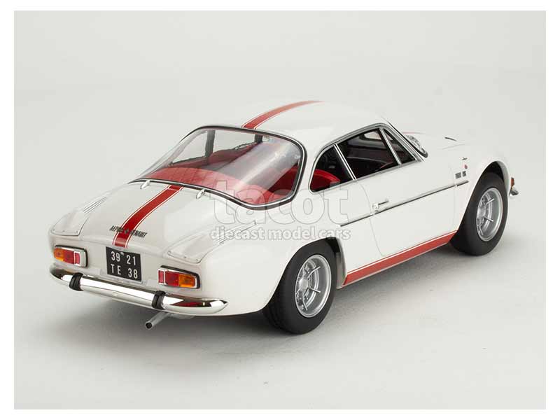 Miniature Burago 1/18 - Alpine A110 1600S 1971 - Rouge - Réf 3012 - Occasion