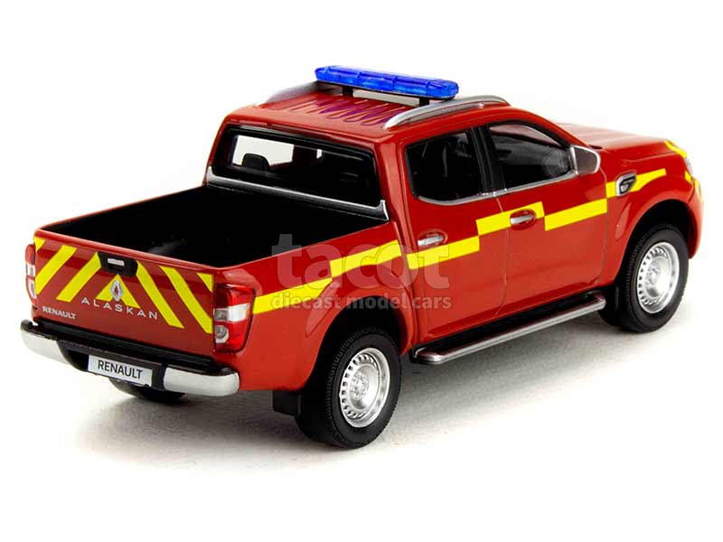 Miniatures montées - Renault Alaskan Pick up Pompier 2017 1/43 Norev