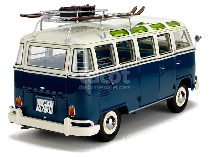 SCHUCO VW VOLKSWAGEN T1 Bulli Samba Bus 1:18 écran partagé 23 fenêtre