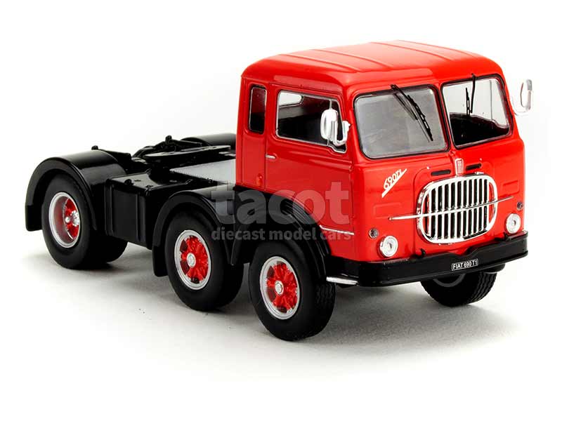 Camion Miniature Fiat 643N Wagner & Bonnefois 1961 - IXO 1/43 - Collection D'autrefois