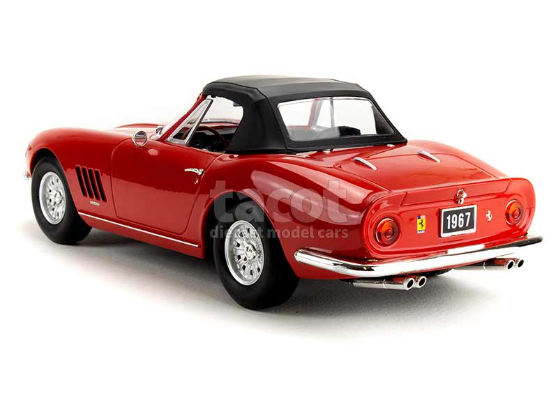 Ferrari 275 GTB/4 NART Spider 1967 - KK-Scale 1/18 - Métal Vert - Neuve