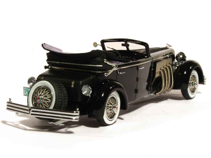 1937 Duesenberg SJ Towncar Par Rollson Pour Rudolf Bauer (fenêtres Entièrement Ouvertes Vers Le Haut) échelle 1/43 Par Esval Models