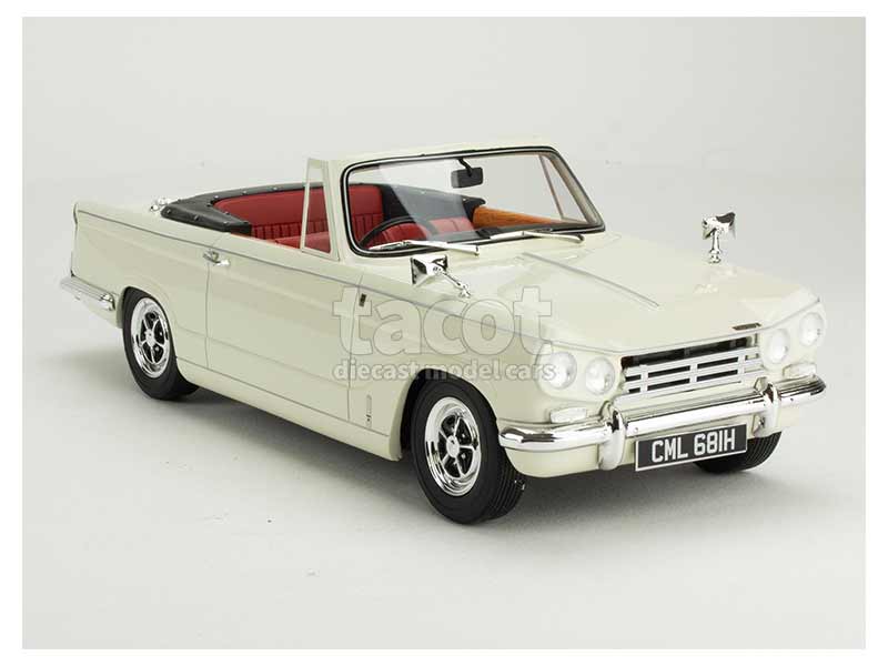 Modèle réduit Triumph - Tr5 Spider 1967 - Blanc 1/18