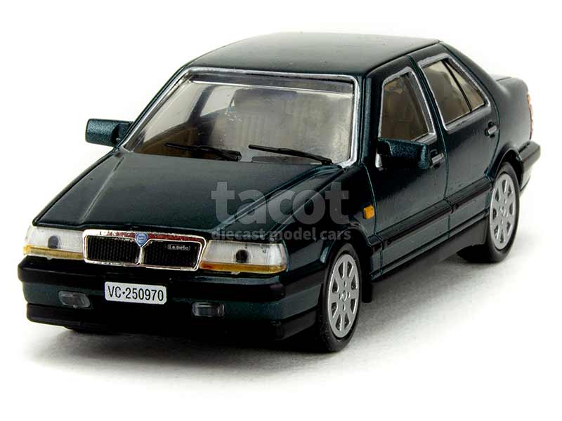 LAUDORACING-MODEL Lancia Thema 2.0 i.e. Turbo 1984 Or Plateau métallique Modèle de voiture exclusivement pour les collectionneurs