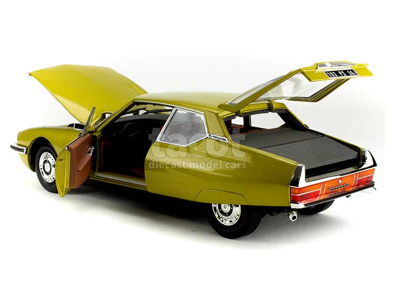 Figurine 1/18 Citroën DS Avec Chauffeur - Résine Présidentiel - Norev Minichamps