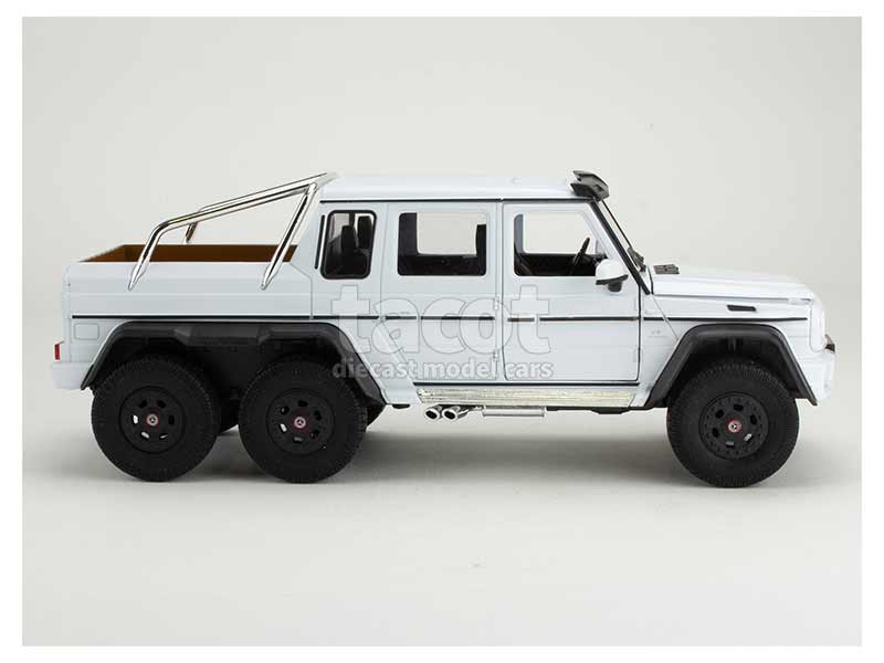 Maquette Voiture Mercedes G63 AMG 6x6 Welly 1/24 - Modèle Métal Monté, Neuf En Boîte
