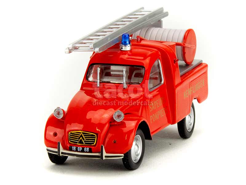 Miniature Safir 1/43 - Camion Citroën 1923 Sapeurs-Pompiers De Paris - Rouge