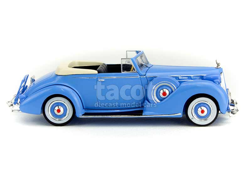 Miniature Packard Cabriolet 1937 - Solido 1/43 - Modèle Collection - Occasion