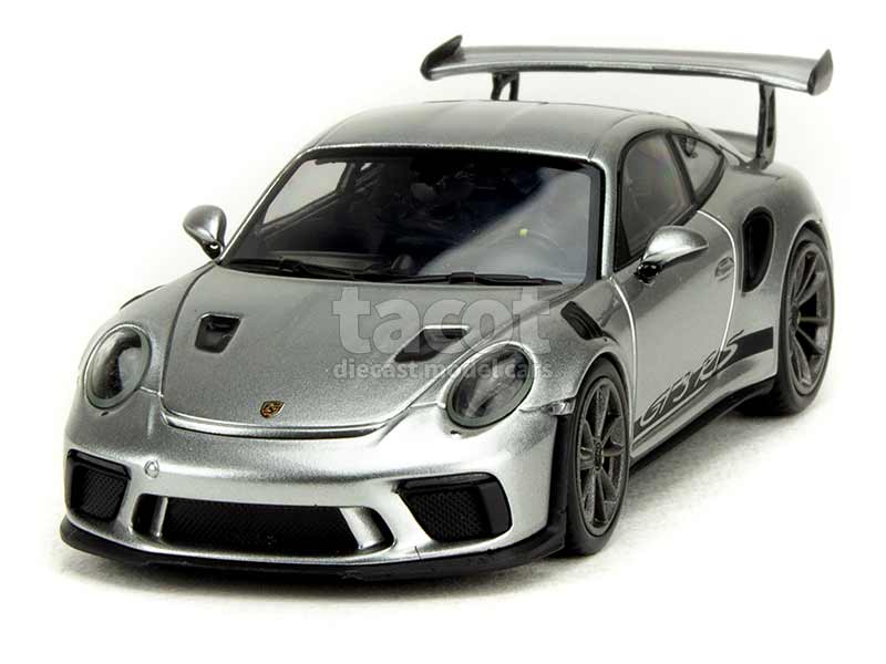 Porsche 911 GT3RS 2018 – Bleu Miami – Minichamps 1/43 – Neuf Sous Blister
