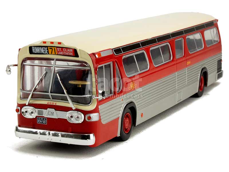 Hachette Autobus Dal Mondo 1:43 Bus Gm New Look Tdh-5301 1959 Con