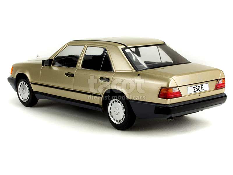 Mercedes Model Car 1/18 260E W124 gold - Collection