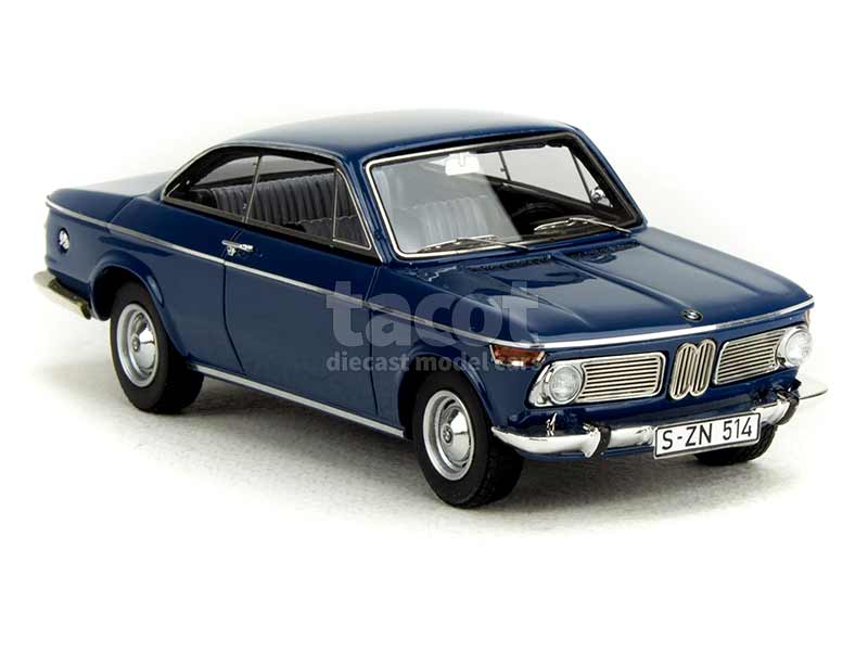 Miniature Auto Matrix BMW 1600-2 Baur Coupe Rouge 1967 – Échelle 1/43 Neuve