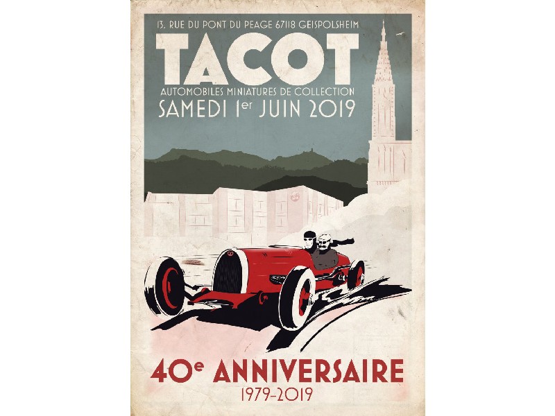 90462 Divers Poster 40 ans Tacot 1979-2019