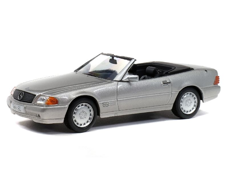 Miniature Solido Mercedes 500 SL 1/43 Avec Boîte - Occasion Très Bon état